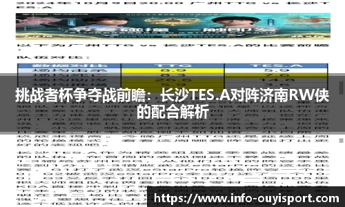 挑战者杯争夺战前瞻:长沙TES.A对阵济南RW侠的配合解析